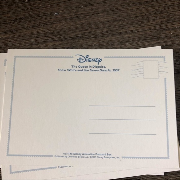 Disney 100 Years Postcards: Pocahontas and Snow White and the Seven Dwarfs - Picture 6 of 6